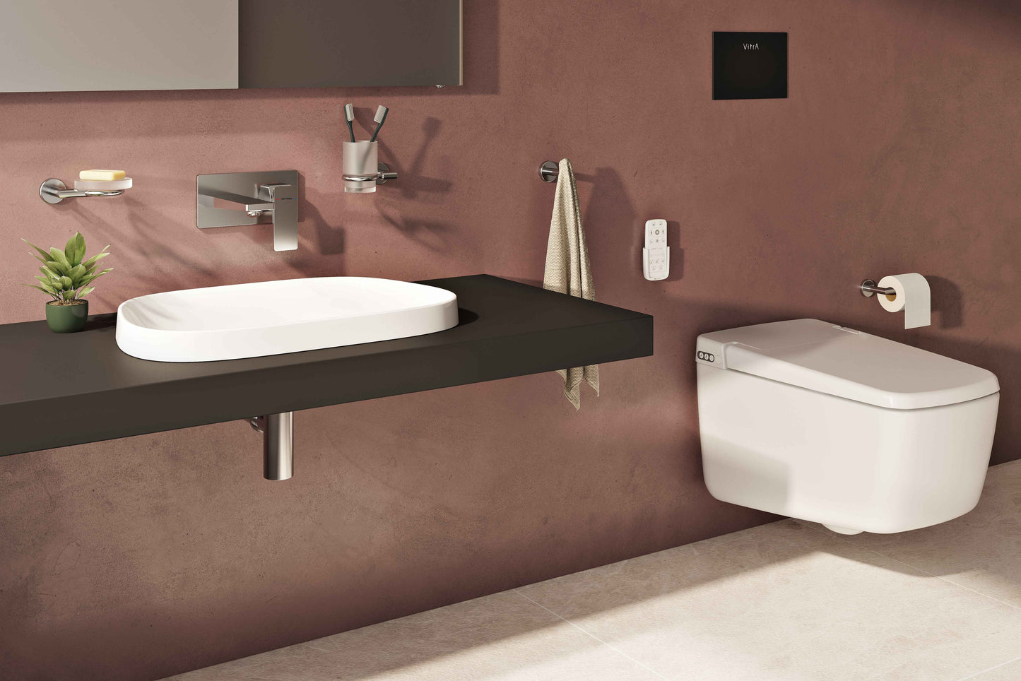 VitrA Dusch-Wand-WC V-Care Prime