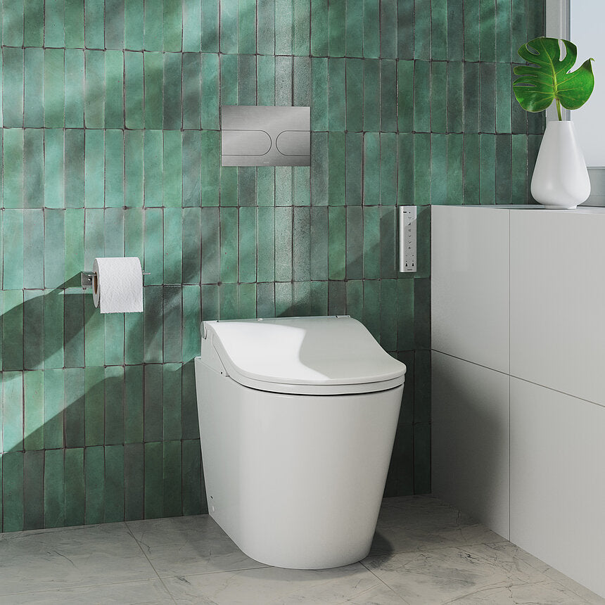 WC RP back-to-wall, floor- standing + Washlet RW - TCF801CG + CW563Y#XW + TCA564