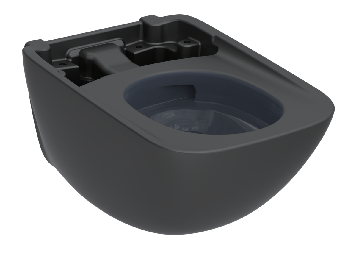 WC für NEOREST® WX1, wandhängend matt Schwarz - CW927PMZY#MBL