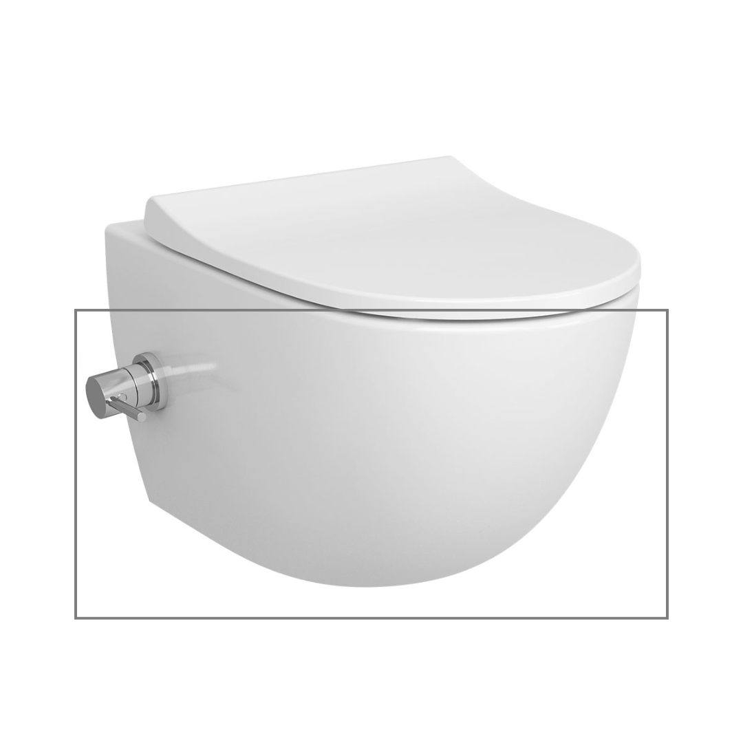 VitrA Sento Thermostatic Mixer Tap Shower Taharet WC