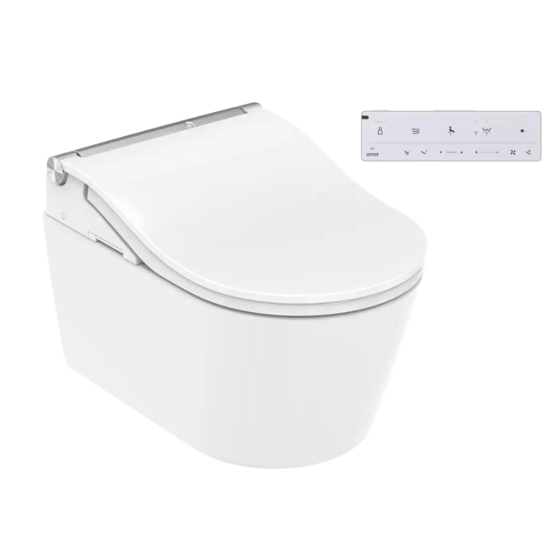TOTO WASHLET RW mit silberner Leiste