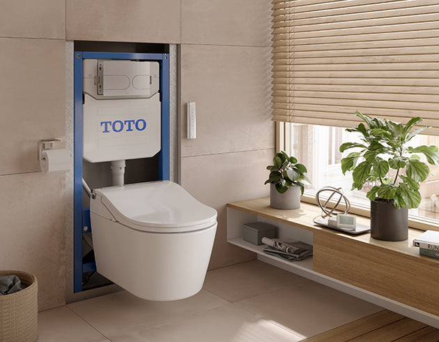 TOTO VORWANDELEMENT FÜR WASHLET® MIT AUTOMATISCHER SPÜLUNG - WH182EAT