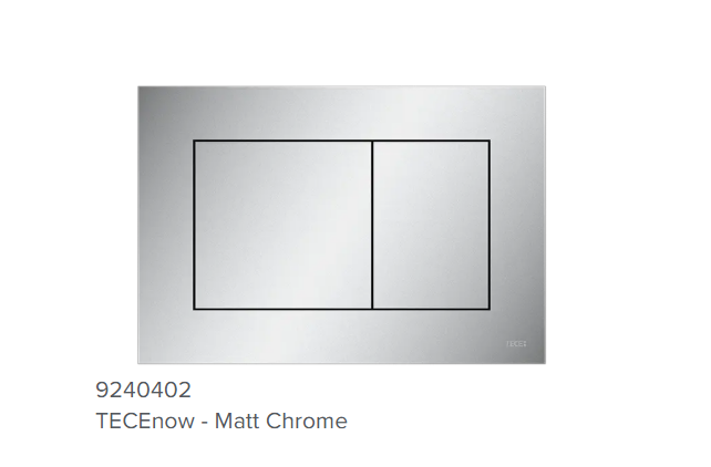 TECEnow Betätigungsplatte Mattchrom (9240402)