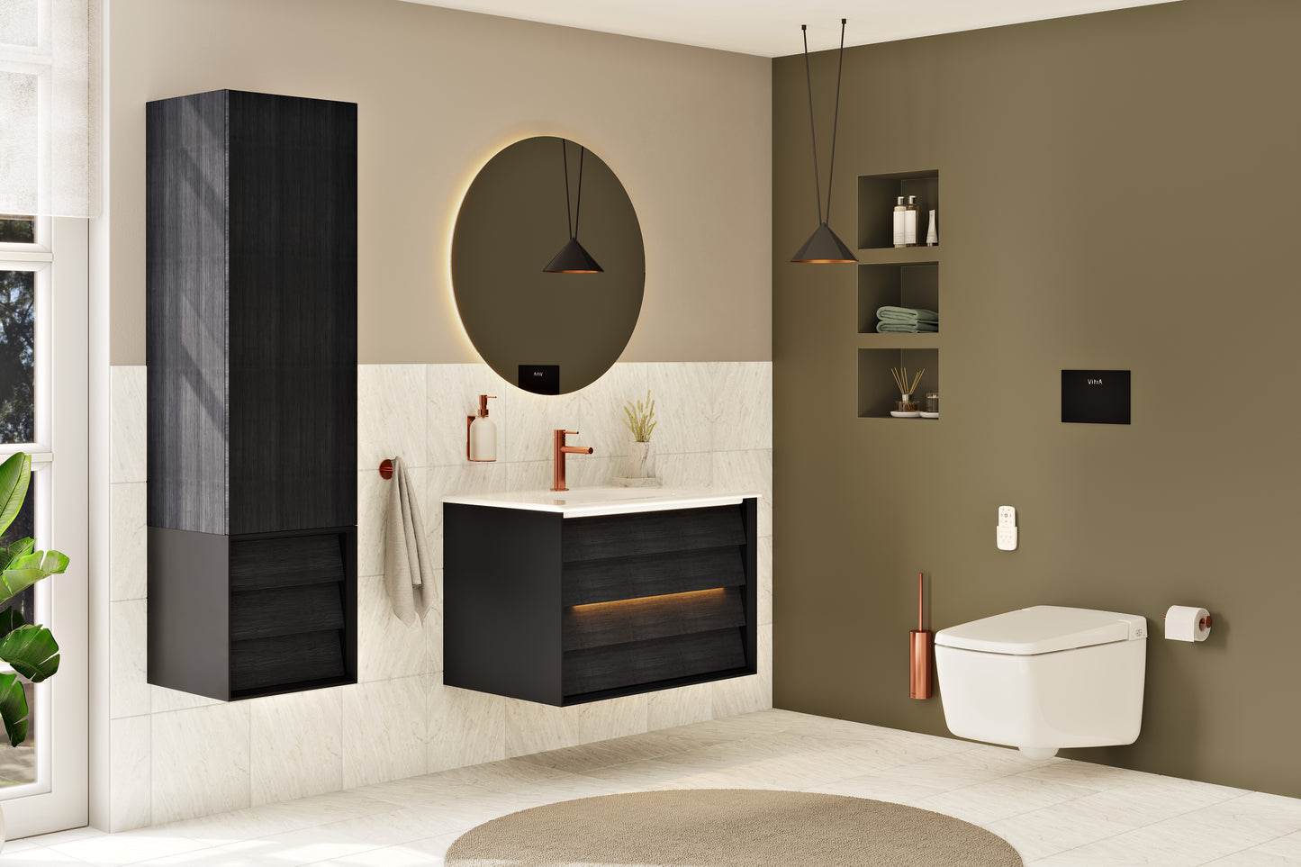 VitrA Dusch-Wand-WC V-Care Prime